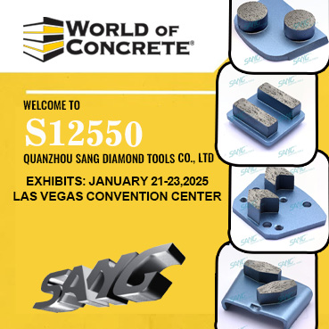 Odkryj innowacje i doskonałość na World of Concrete 2025 dzięki SANG Diamond Tools na stoisku S12550
